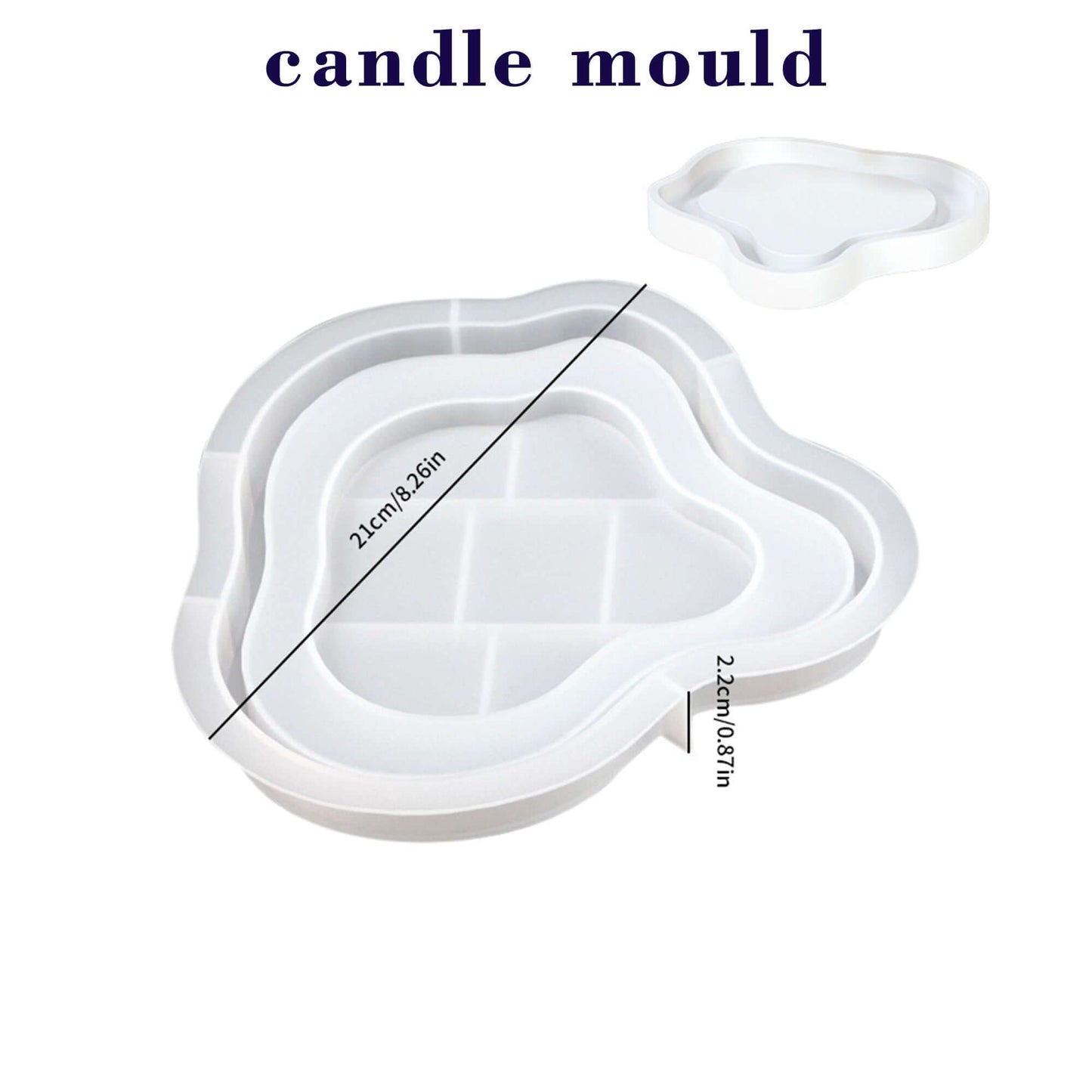 DIY-Building Blocks Tower【candle mould】_size