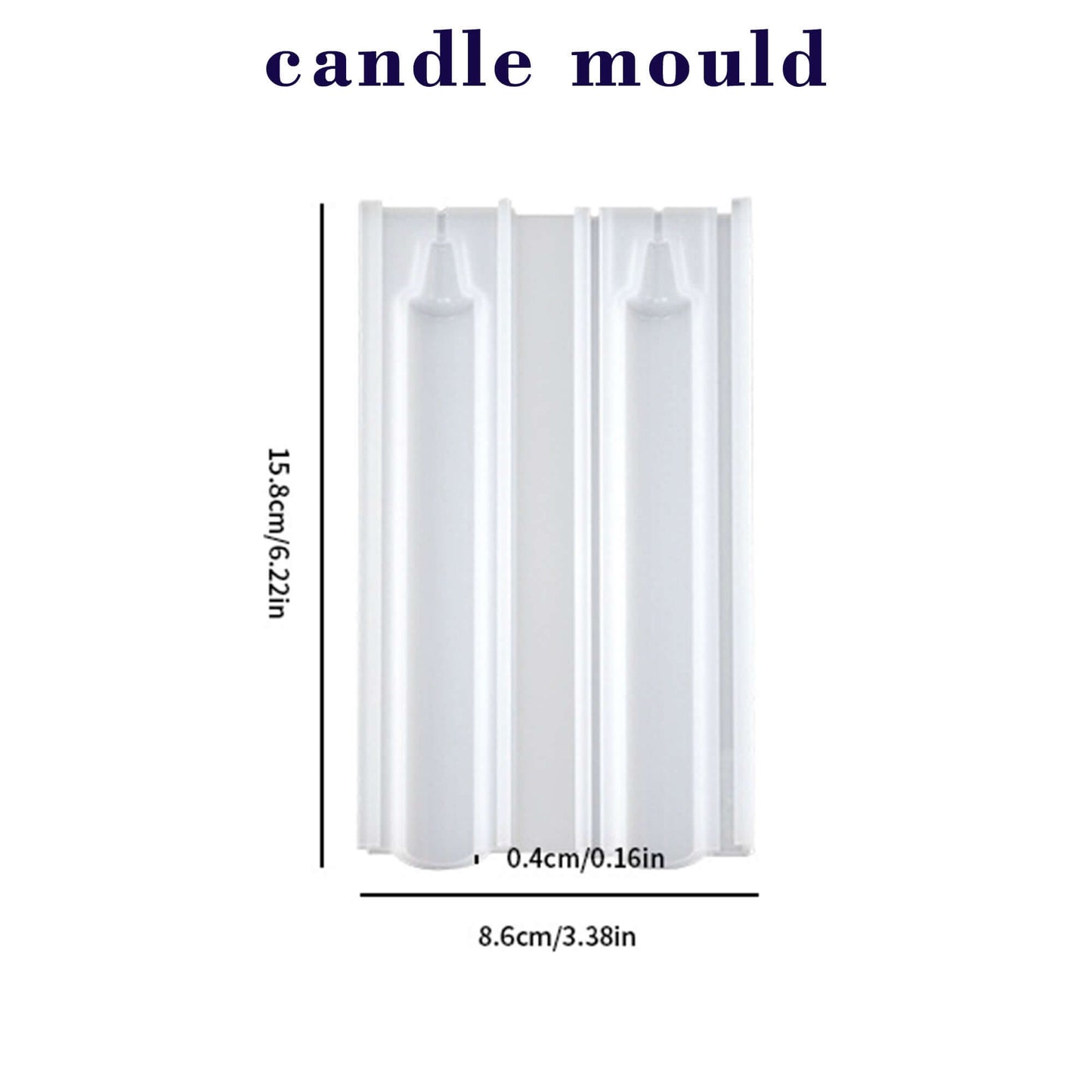 DIY-Building Blocks Tower【candle mould】_size