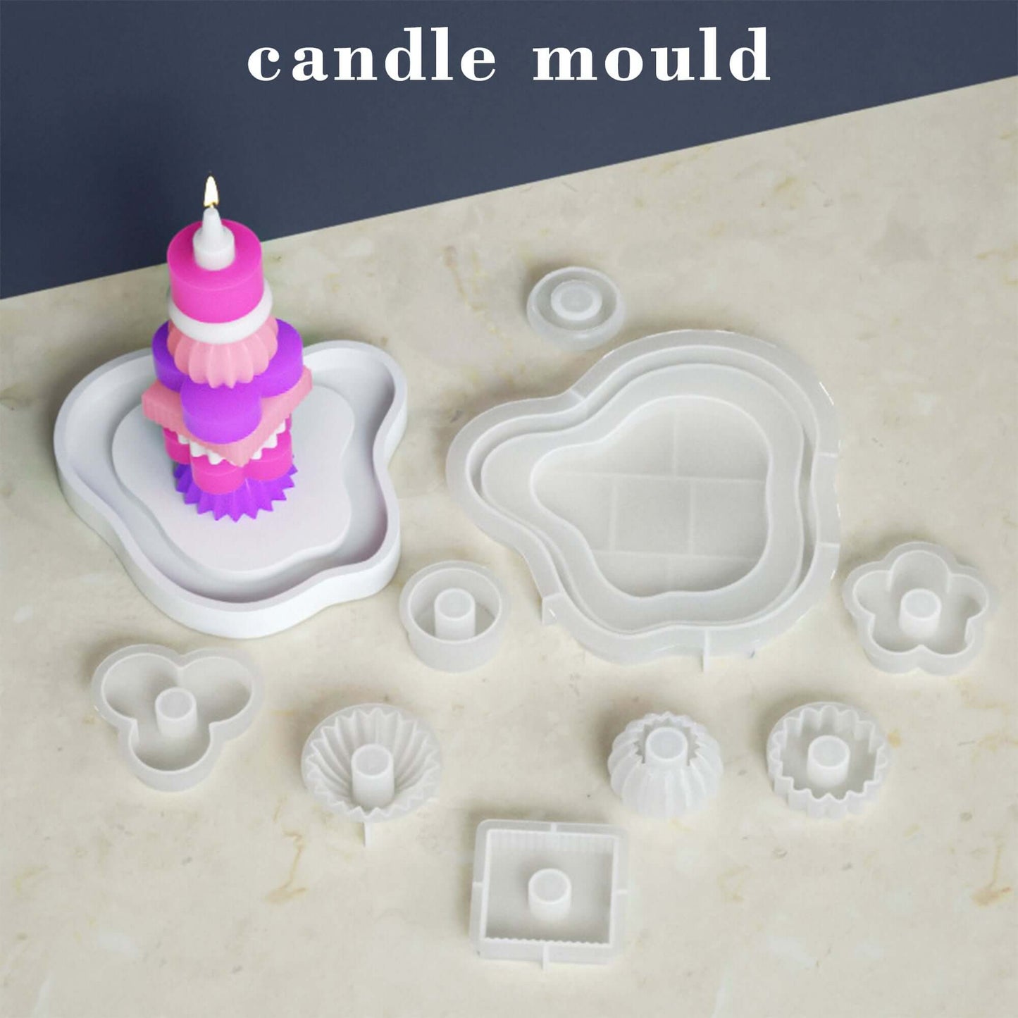 DIY-Building Blocks Tower【candle mould】_7