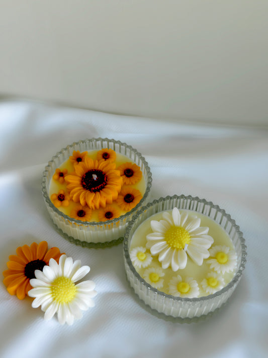 Daisy & Sunflower【handmade candles】