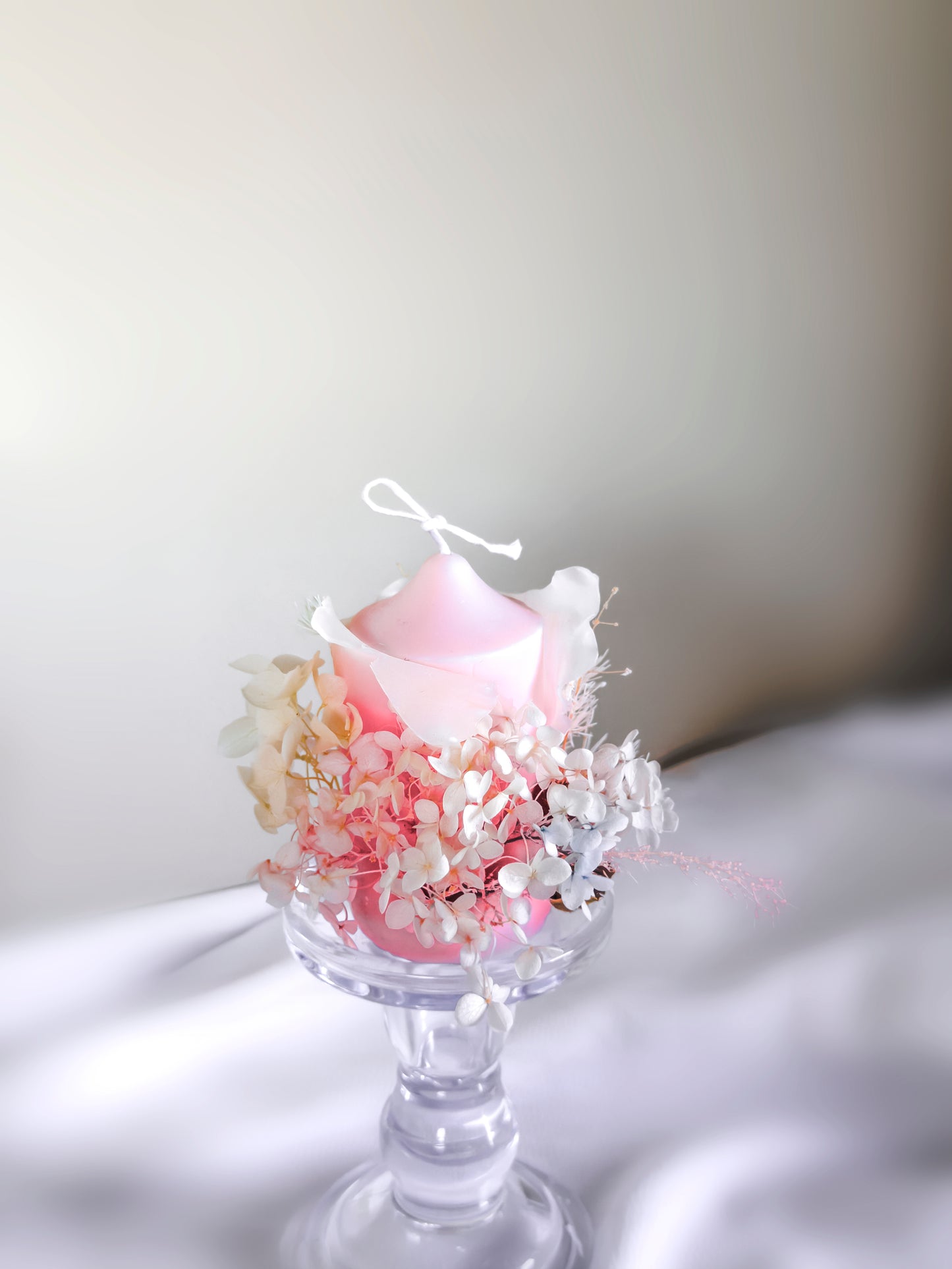 Flower lantern【handmade candles】_pink
