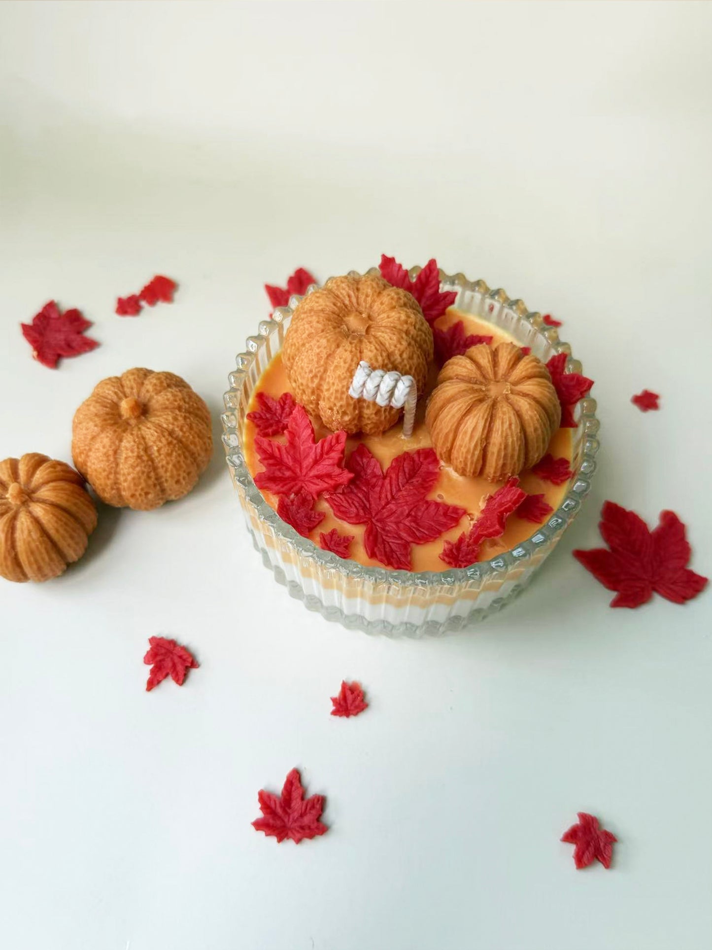 A/Golden fruit pumpkin【handmade candles】