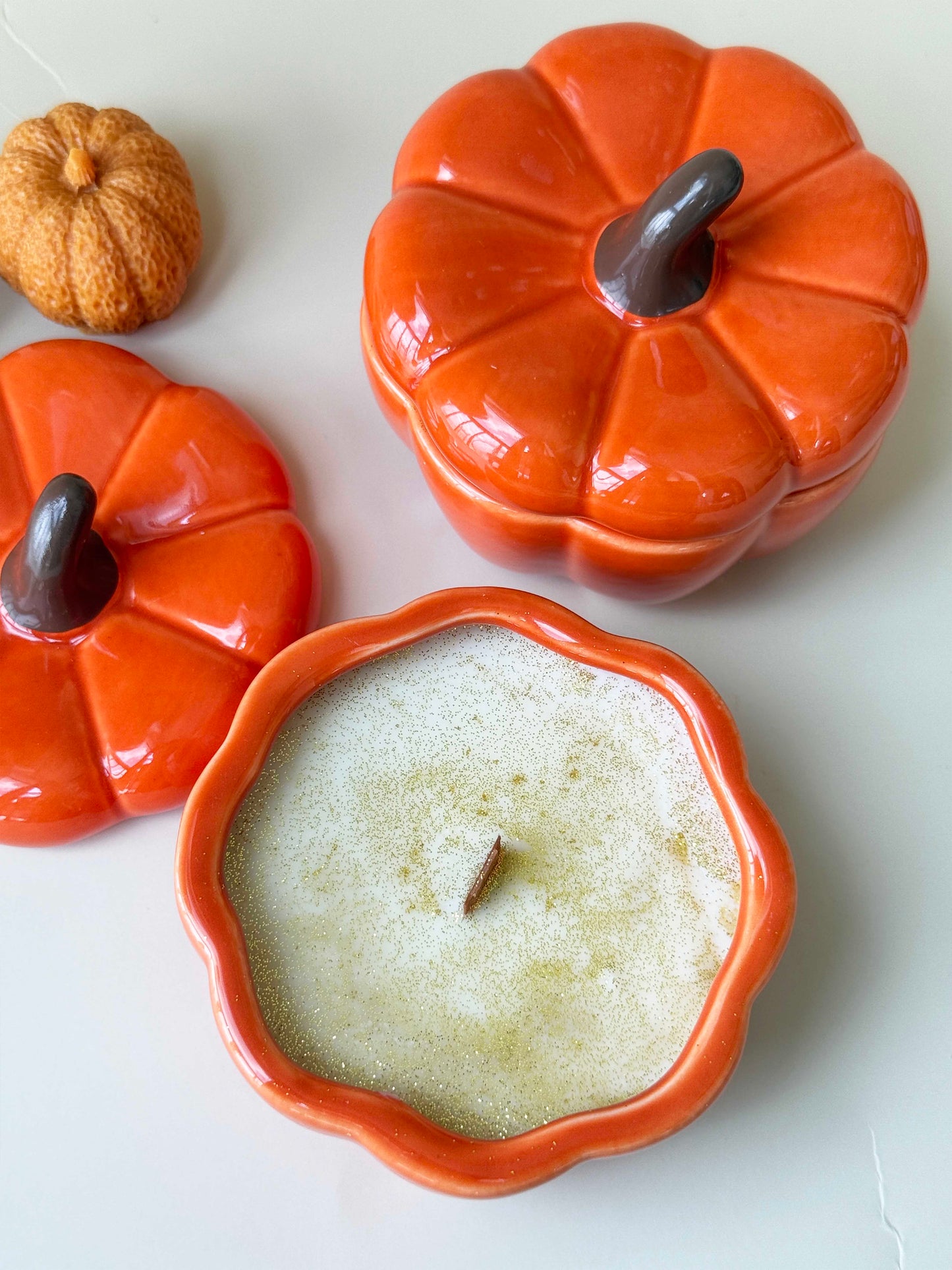A/Halloween Pumpkin Knight 【handmade candles】