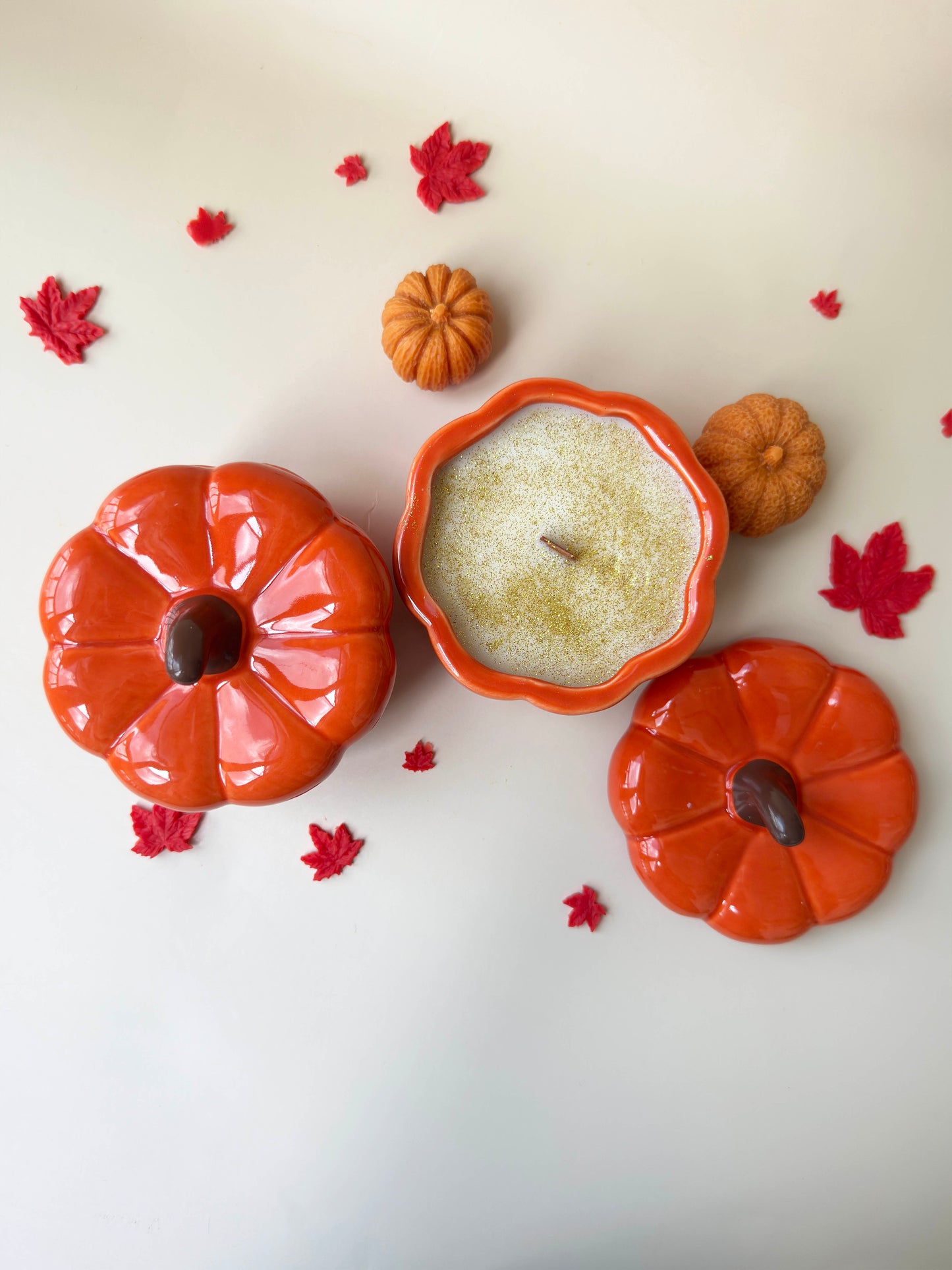 A/Halloween Pumpkin Knight 【handmade candles】