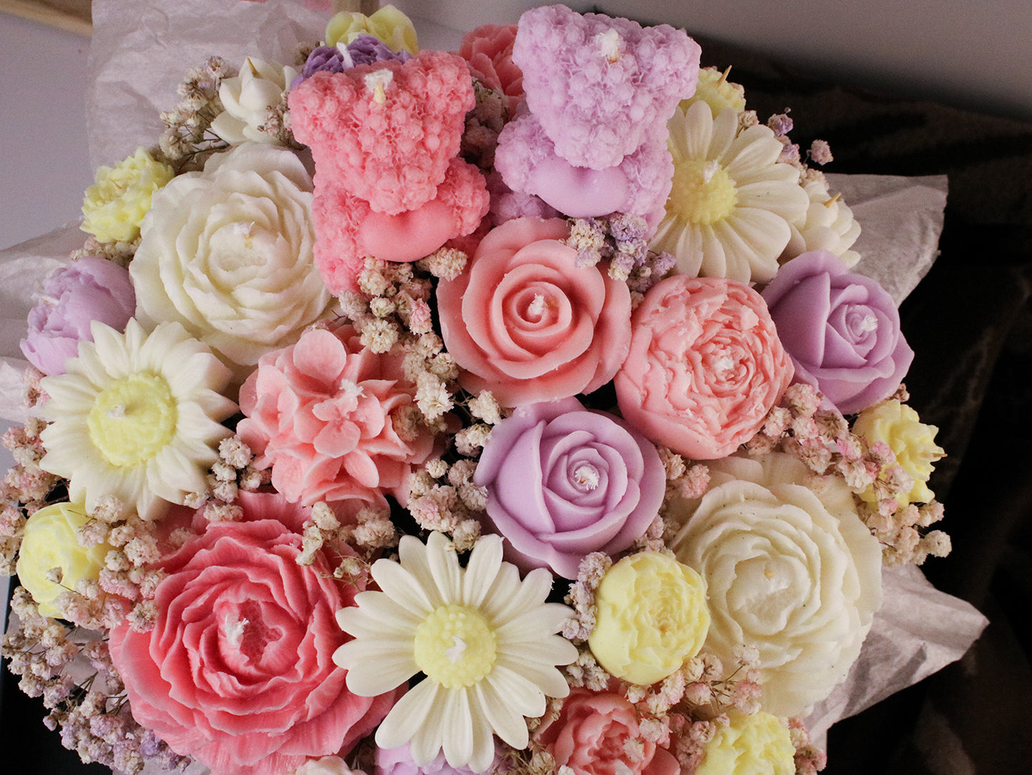 Romantic_bouquet_handmade_candles__Pink