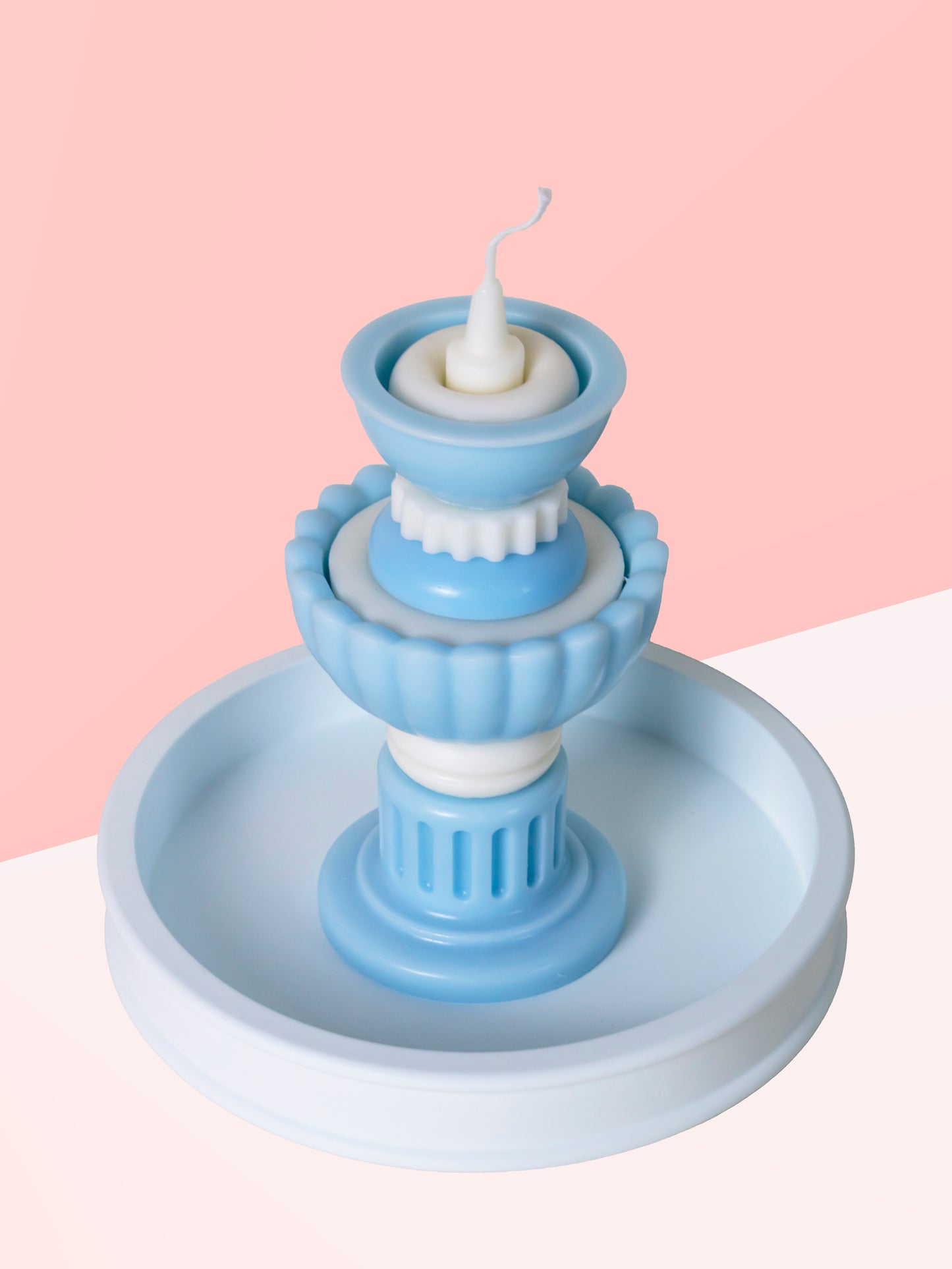RomeFountainWishingPool_handmade candles_Blue