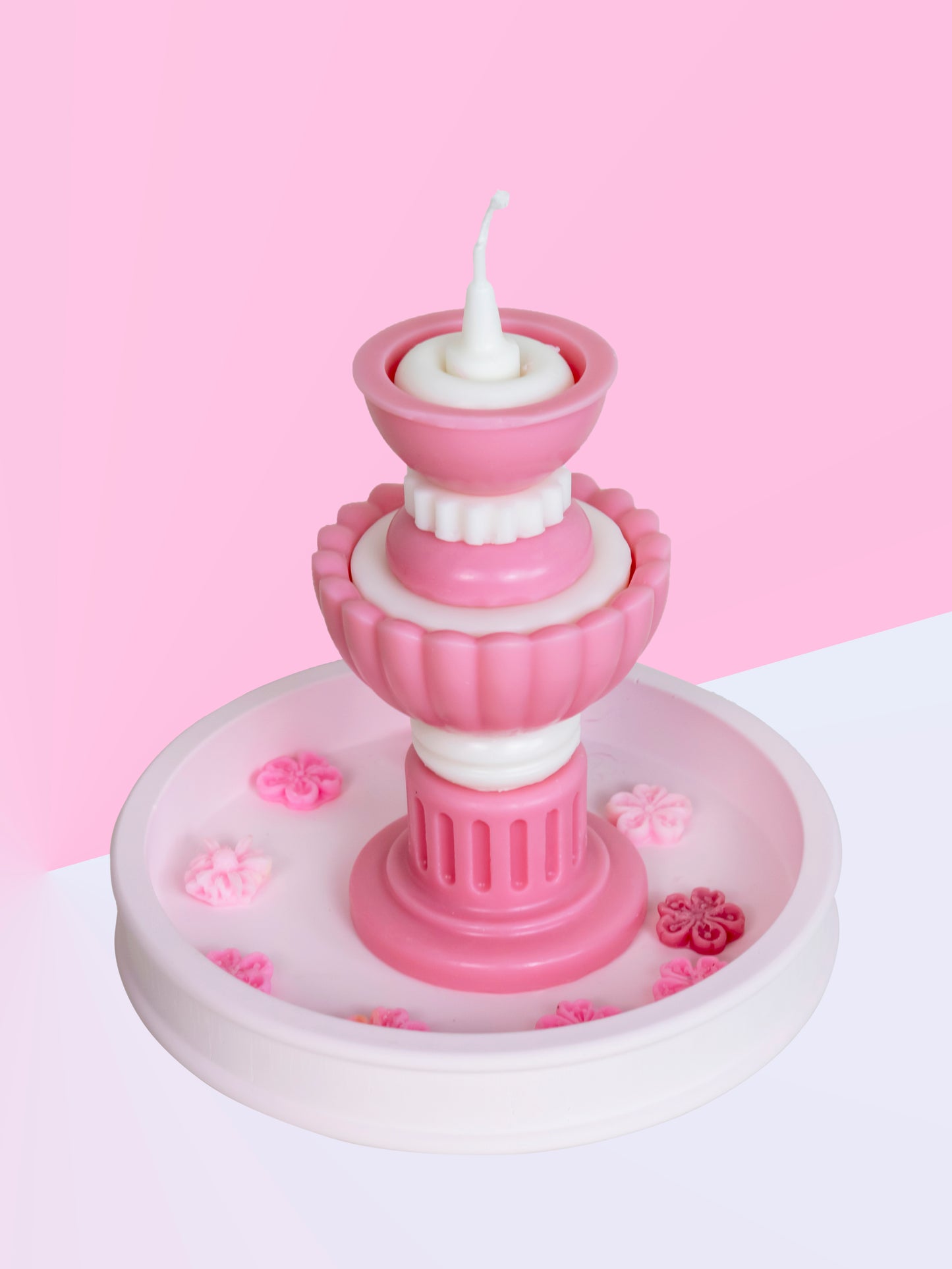 RomeFountainWishingPool_handmade candles_Pink