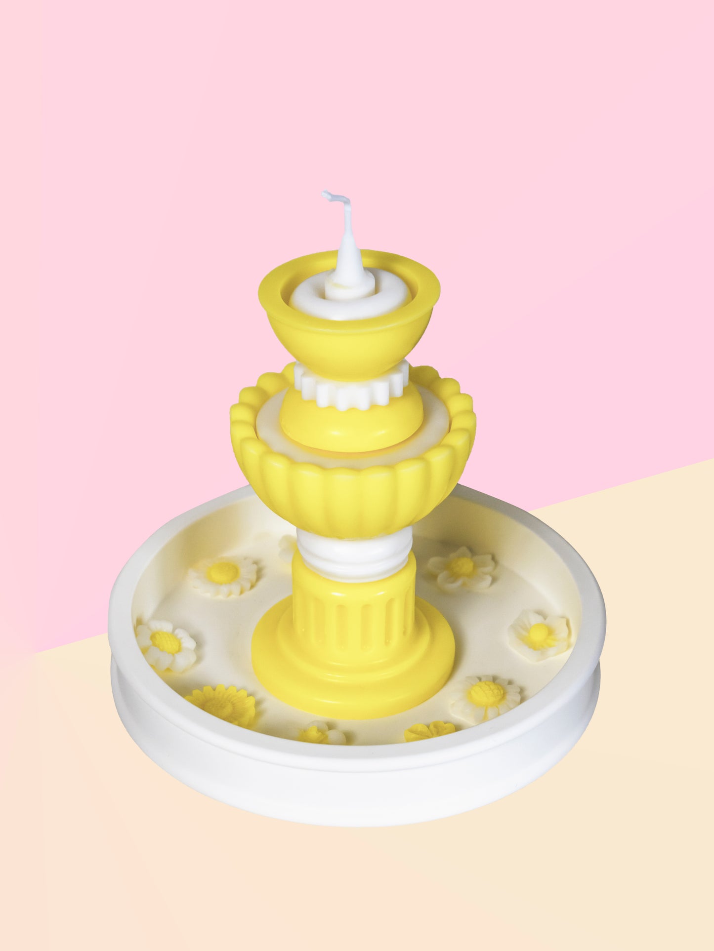 RomeFountainWishingPool_handmade candles_Yellow