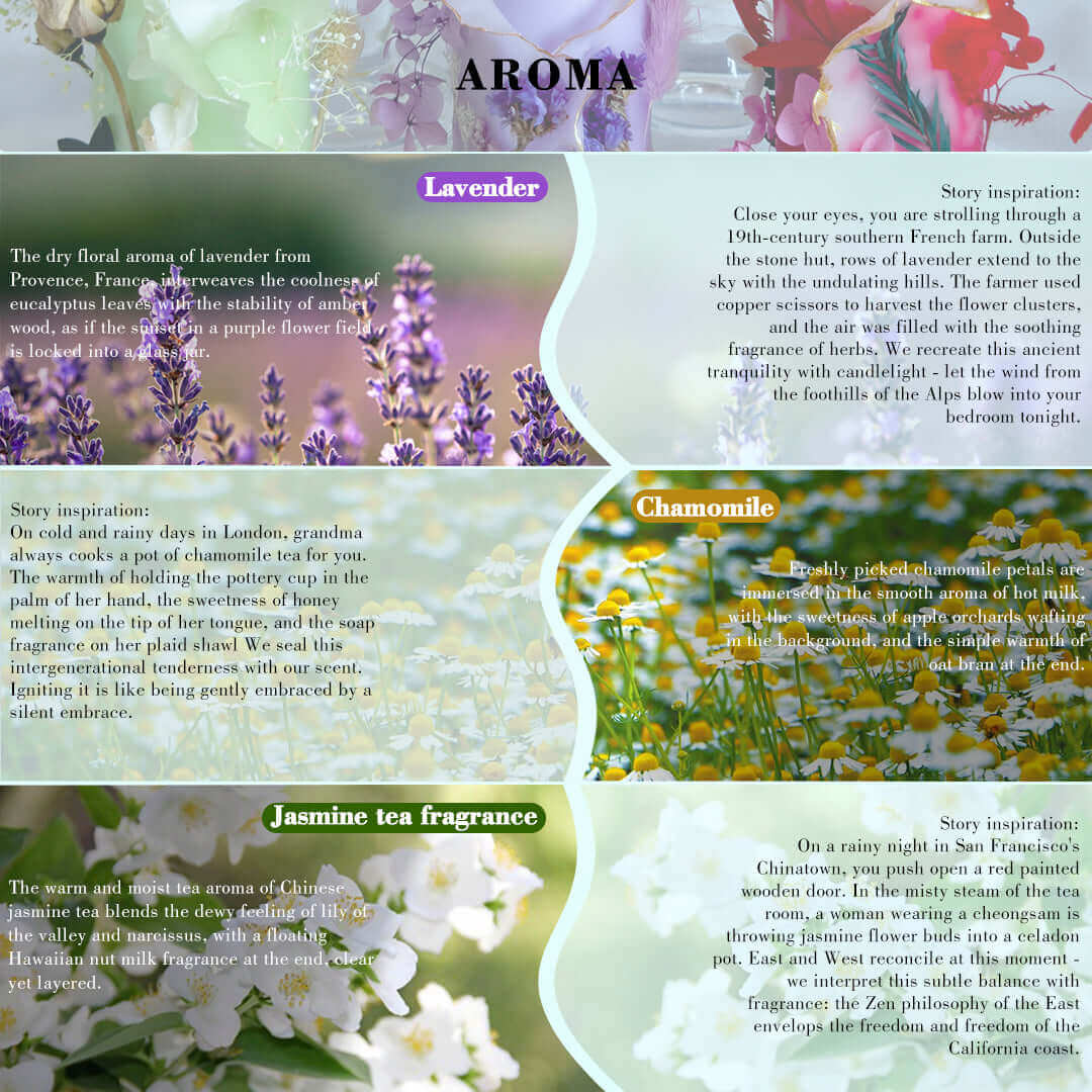 handmade_candles__aroma_Lavender_Chamomile_Jasmine Tea Fragrance
