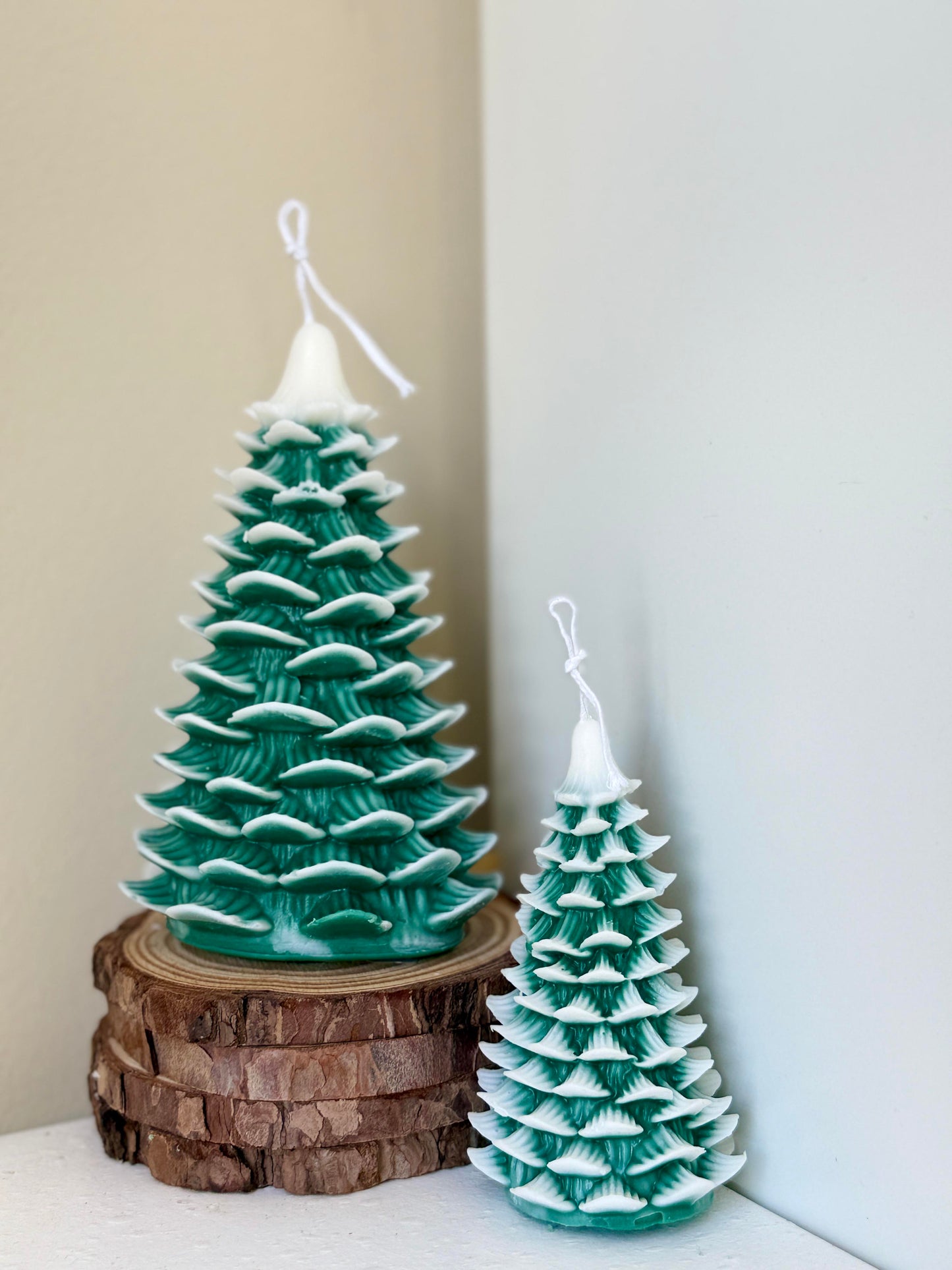 A/Snowy Christmas Tree【handmade candles】