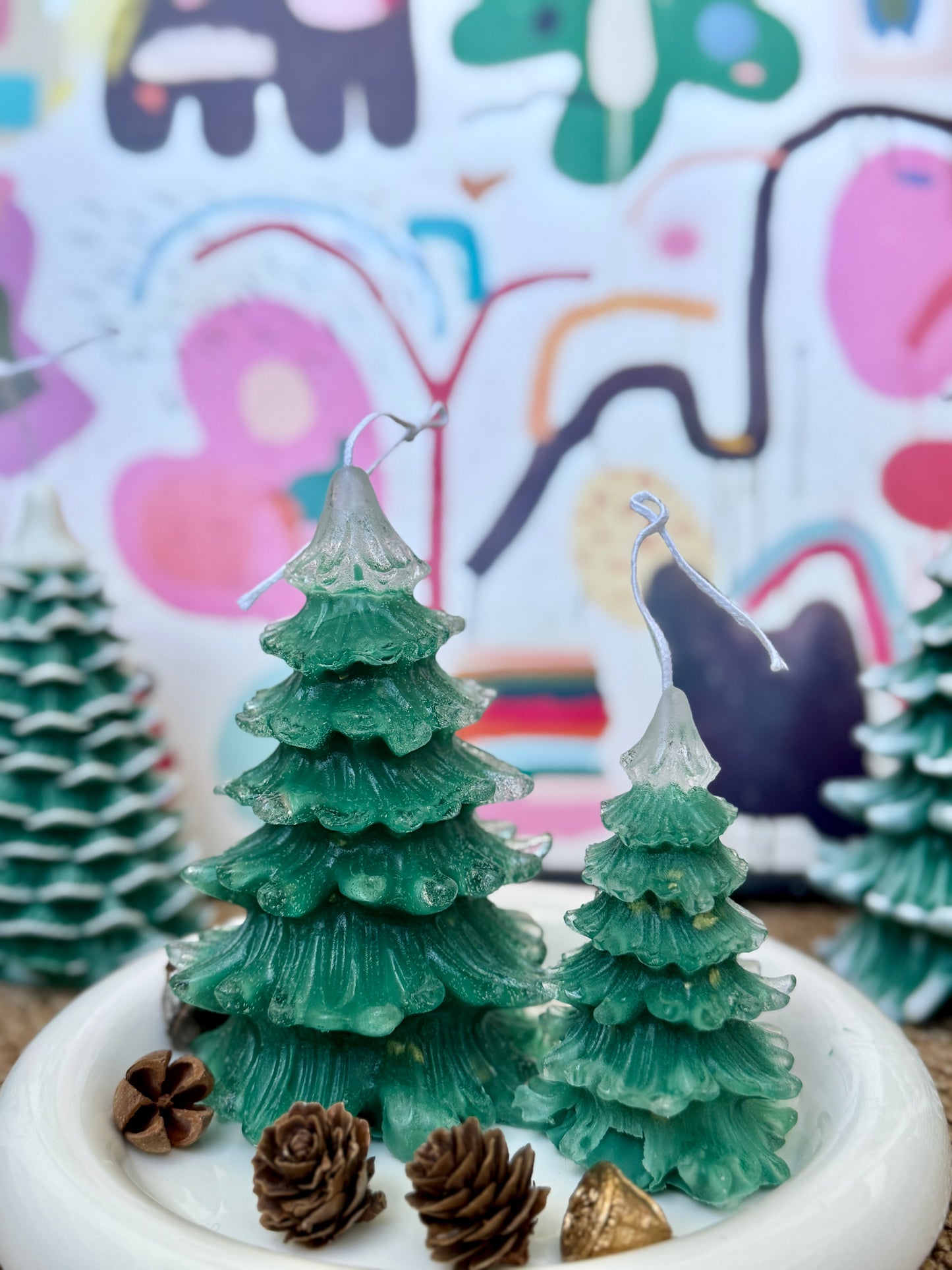 A/Crystal Christmas Tree【handmade candles】