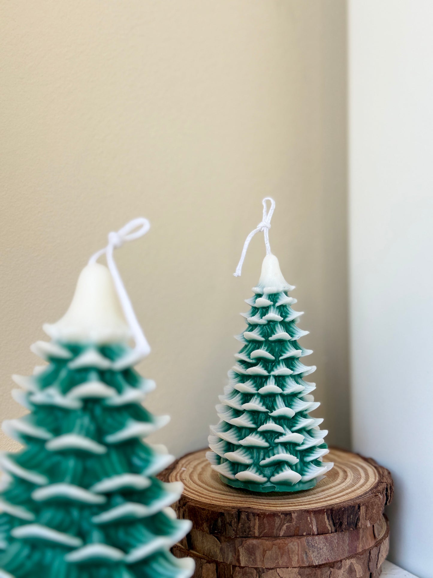 A/Snowy Christmas Tree【handmade candles】