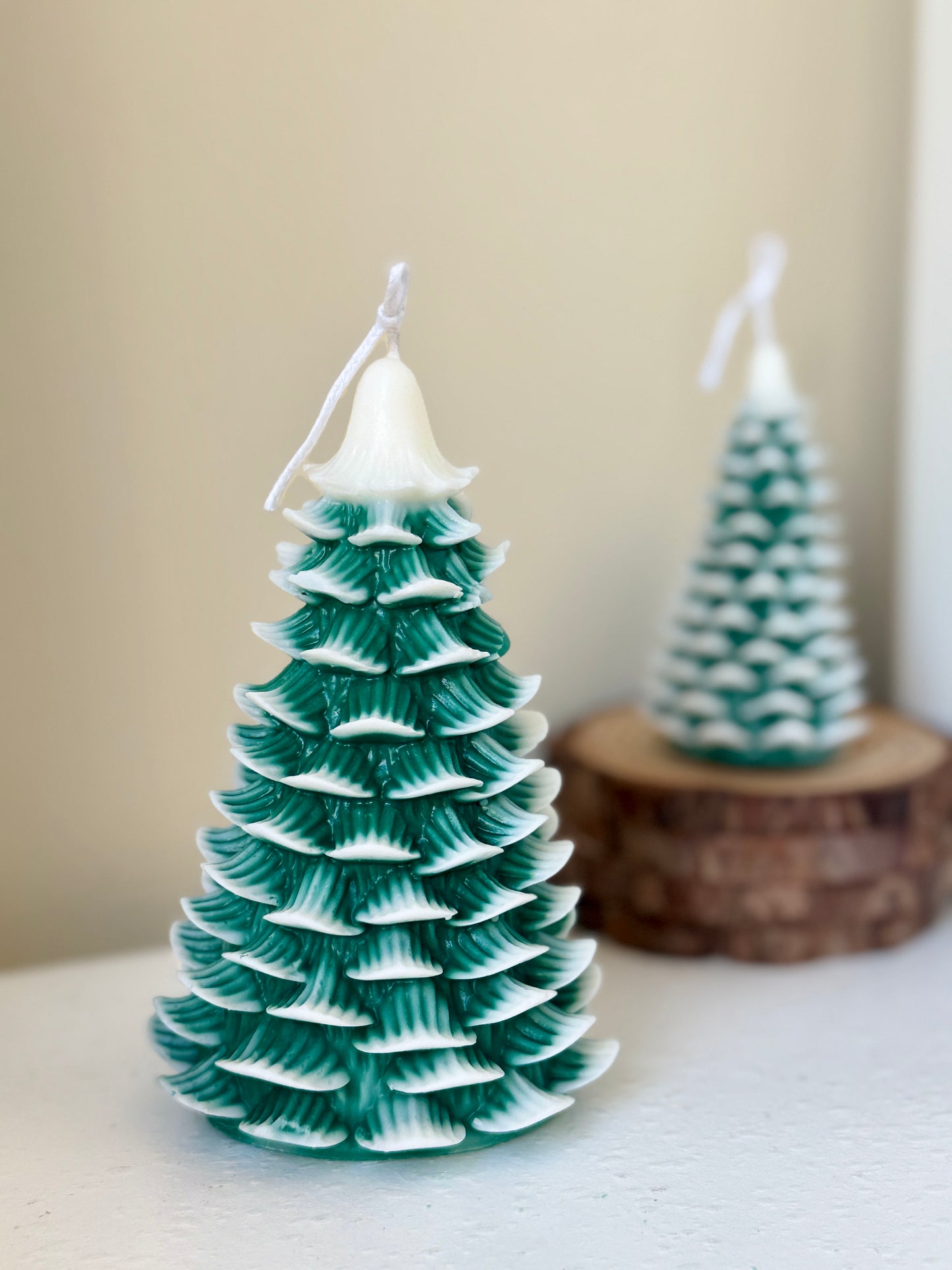 A/Snowy Christmas Tree【handmade candles】