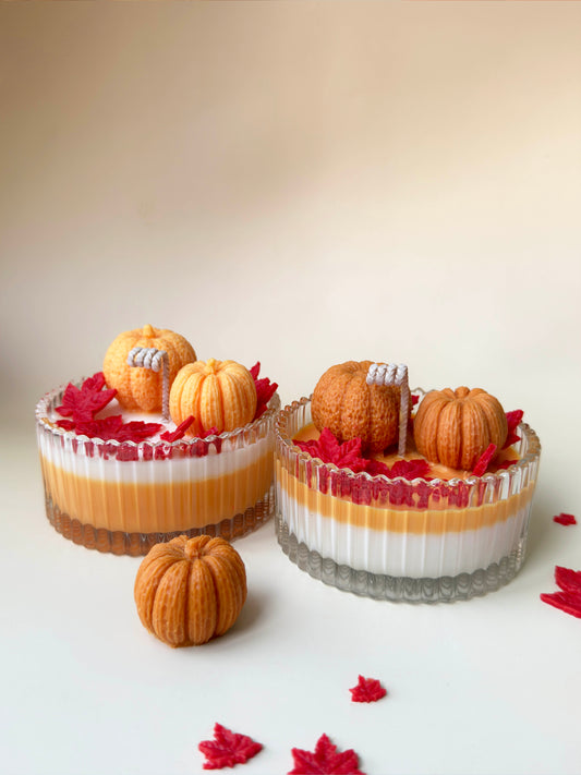 A/Golden fruit pumpkin【handmade candles】